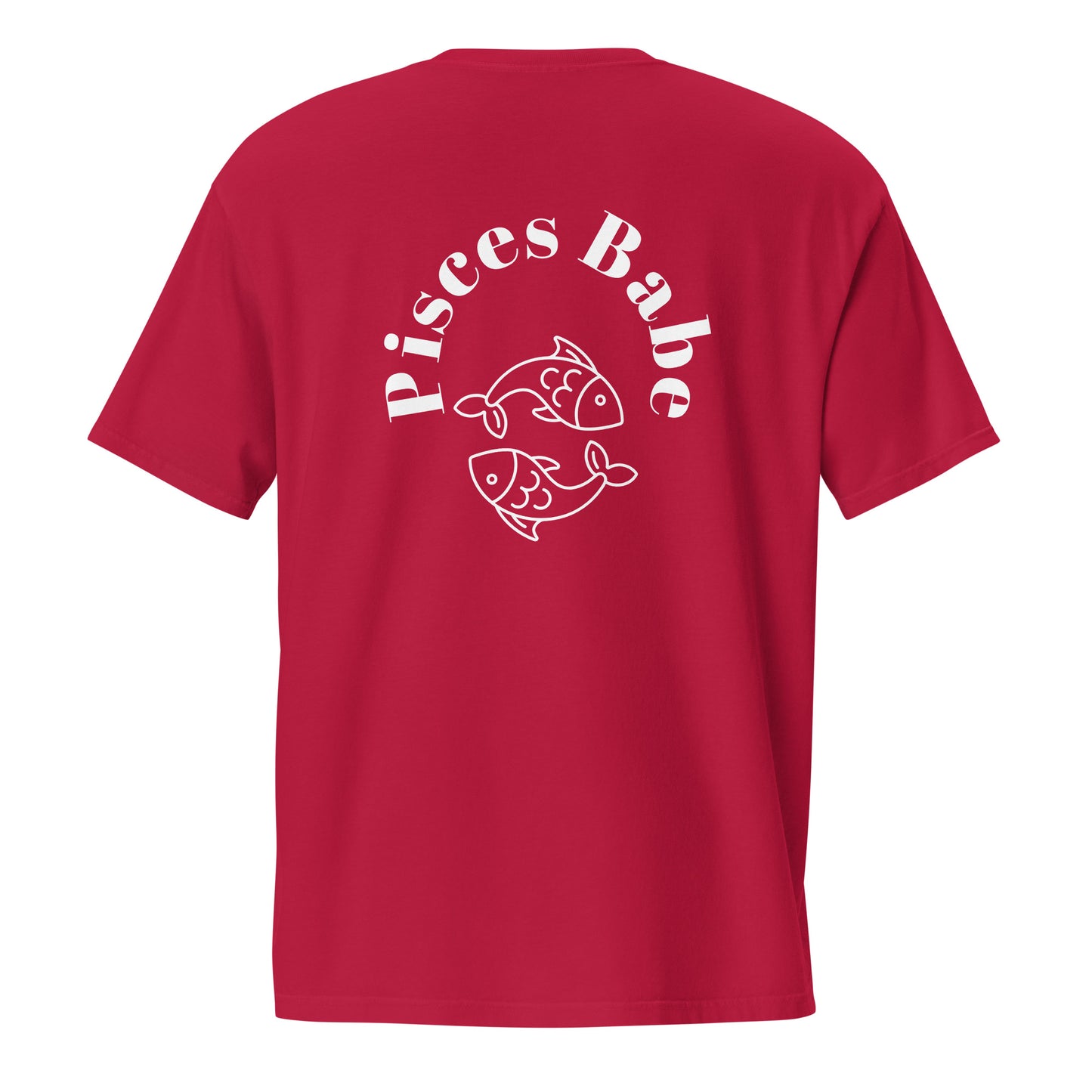 “Pisces Babe” Unisex Garment-Dyed Pocket T-Shirt