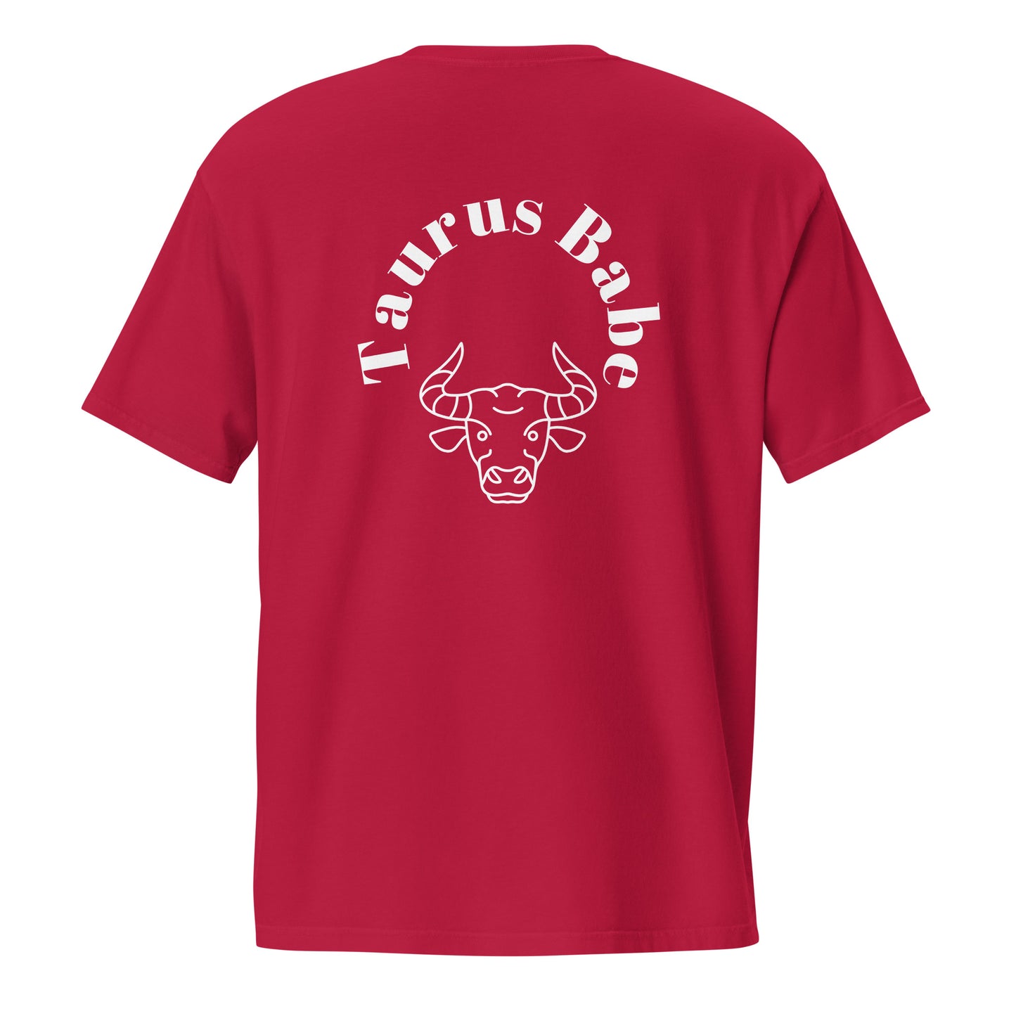 “Taurus Babe” Unisex Garment-Dyed Pocket T-Shirt
