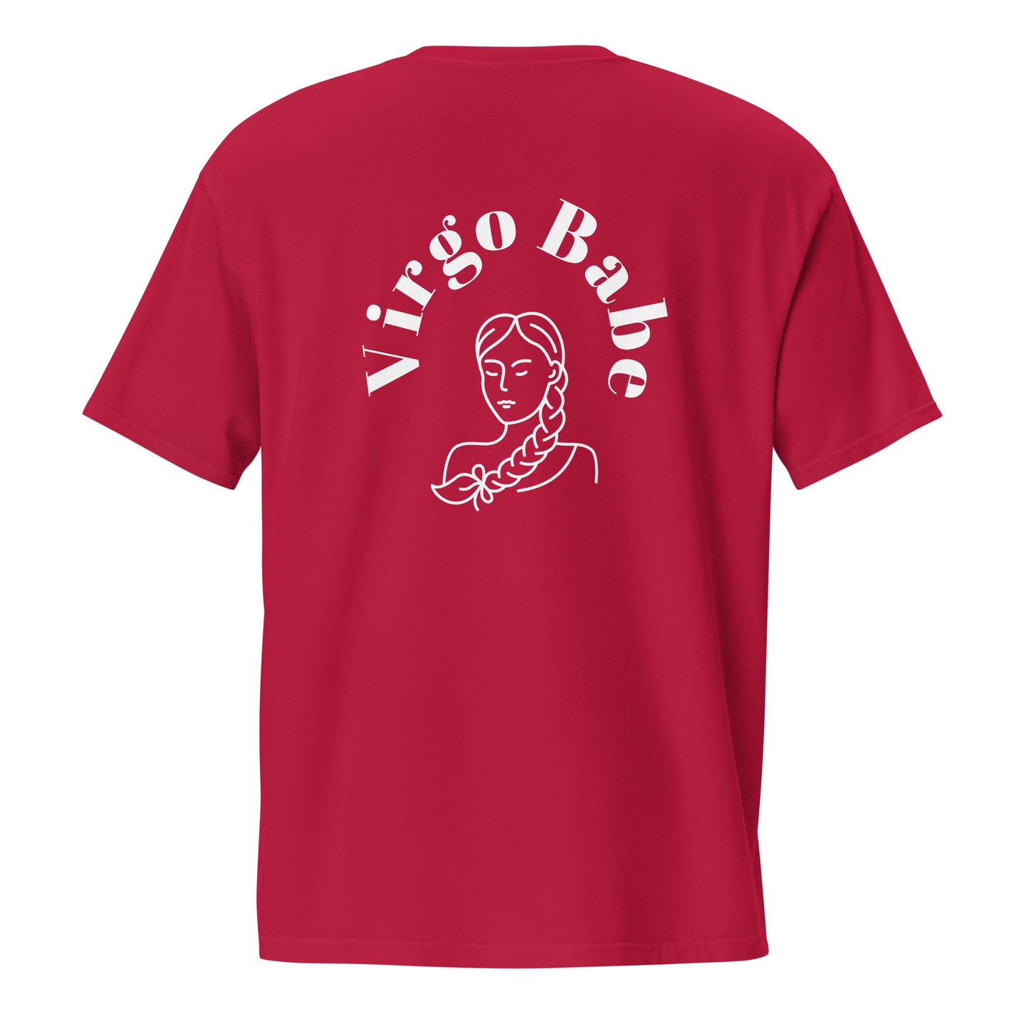 “Virgo Babe” Unisex Garment-Dyed Pocket T-Shirt