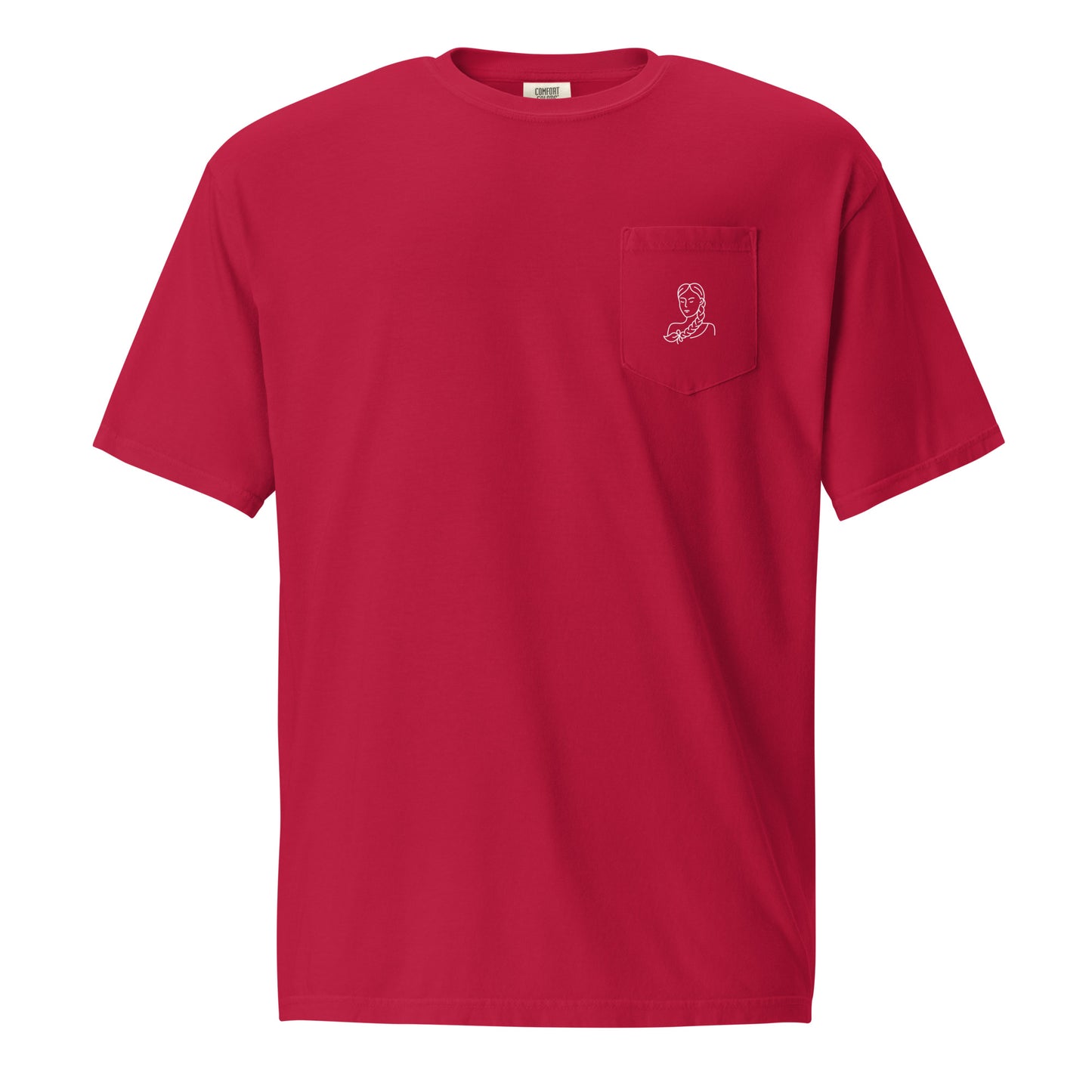 “Uh Oh, Virgo” Unisex Garment-Dyed Pocket T-Shirt
