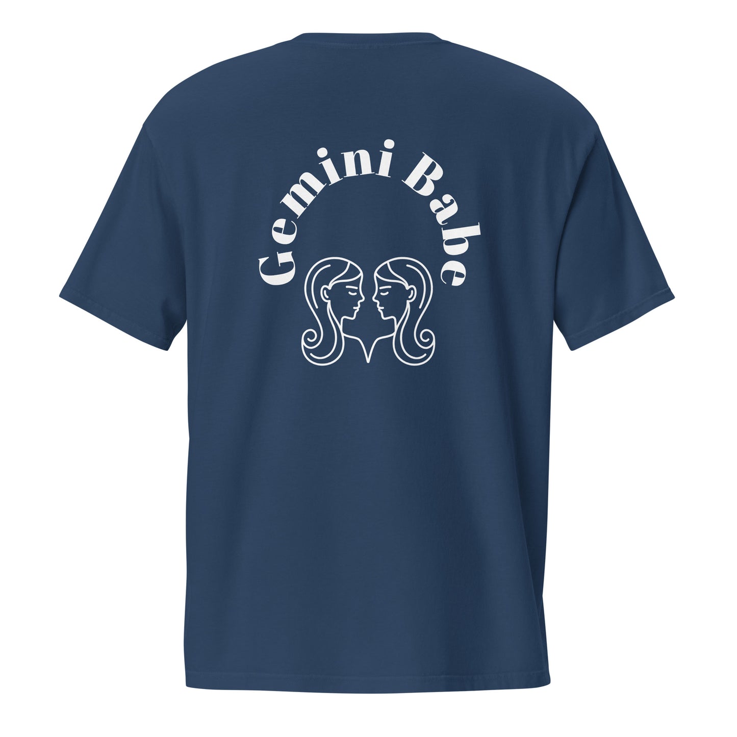 “Gemini Babe” Unisex Garment-Dyed Pocket T-Shirt