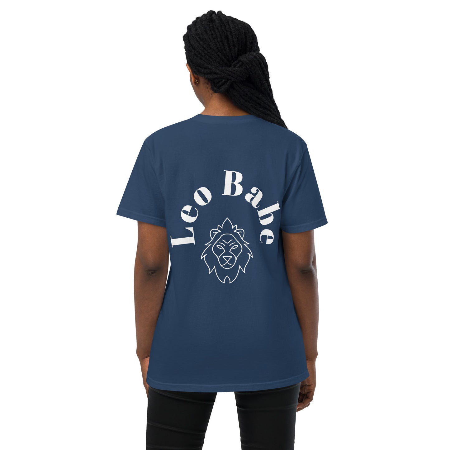 “Leo Babe” Unisex Garment-Dyed Pocket T-Shirt