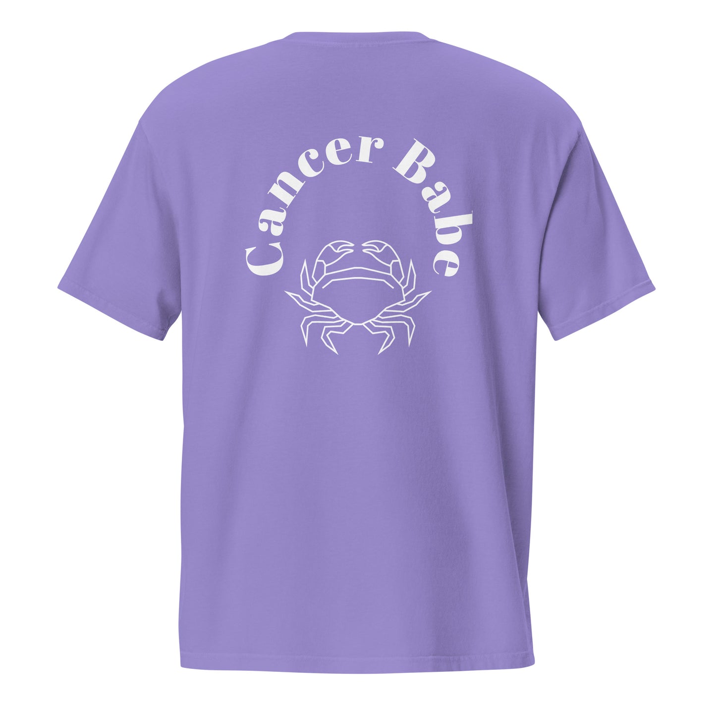 “Cancer Babe” Unisex Garment-Dyed Pocket T-Shirt