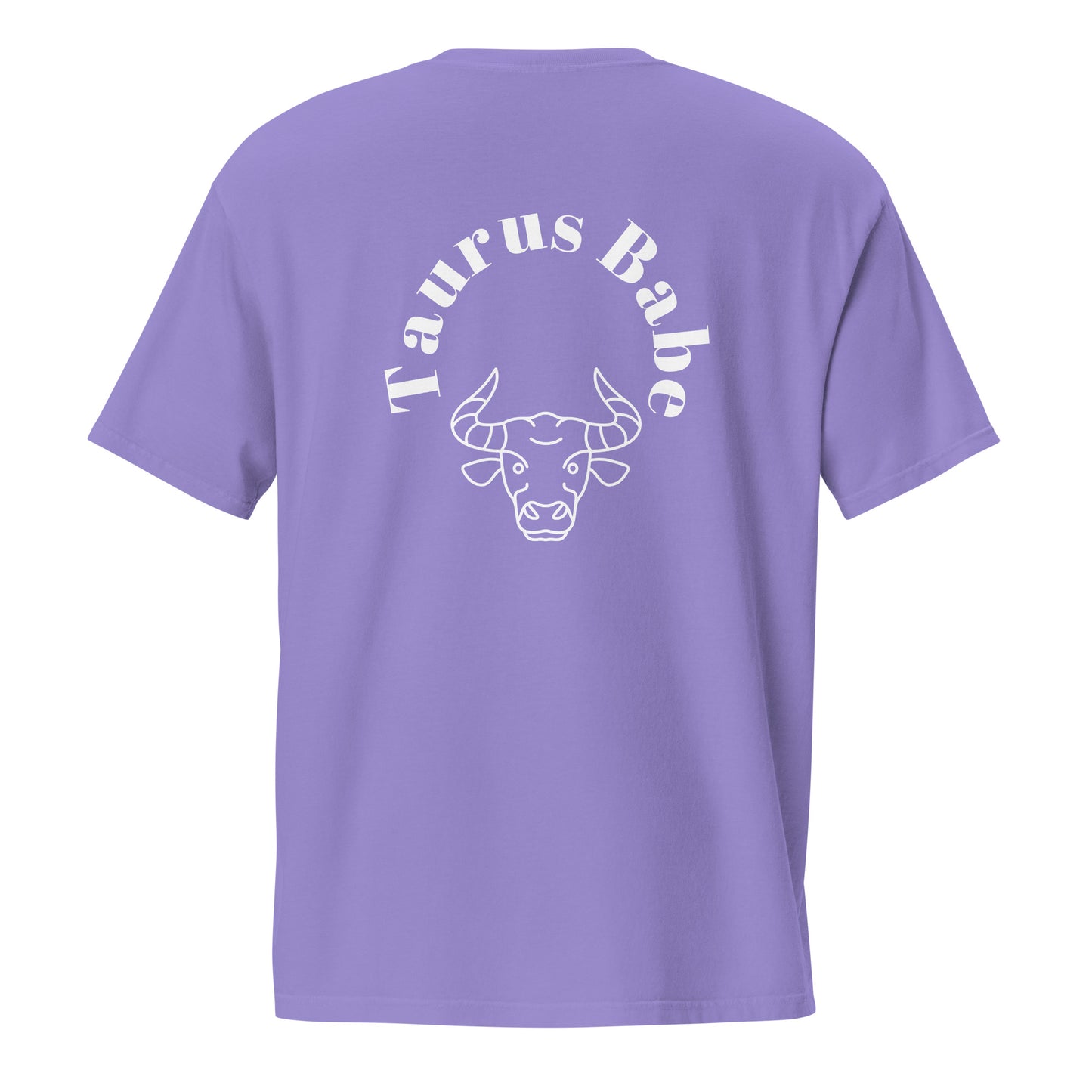 “Taurus Babe” Unisex Garment-Dyed Pocket T-Shirt