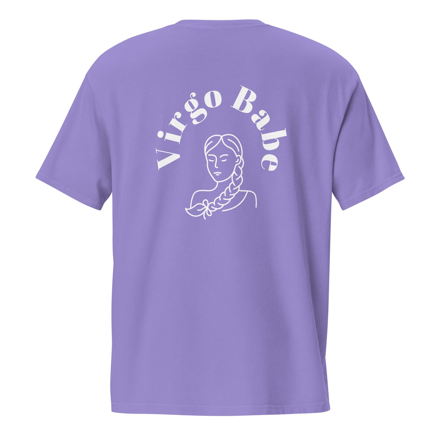 “Virgo Babe” Unisex Garment-Dyed Pocket T-Shirt