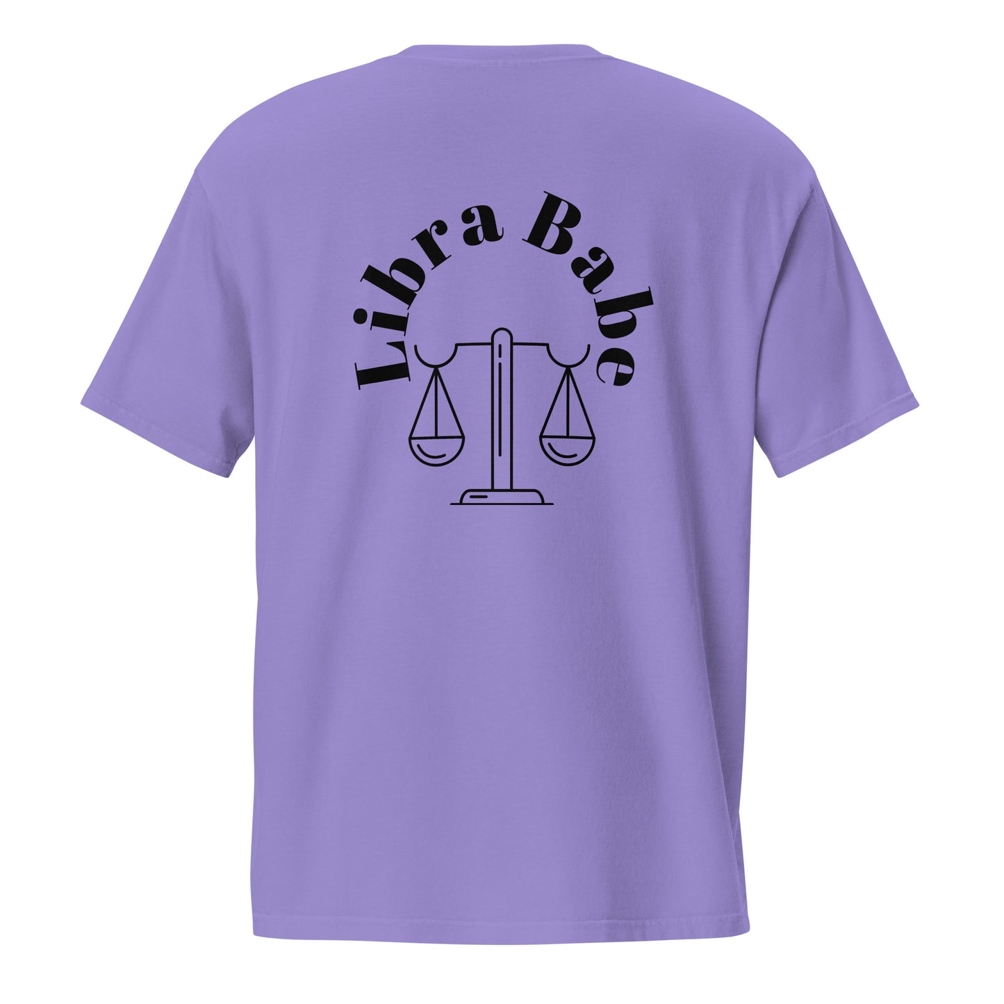 “Libra Babe” Unisex Garment-Dyed Pocket T-Shirt