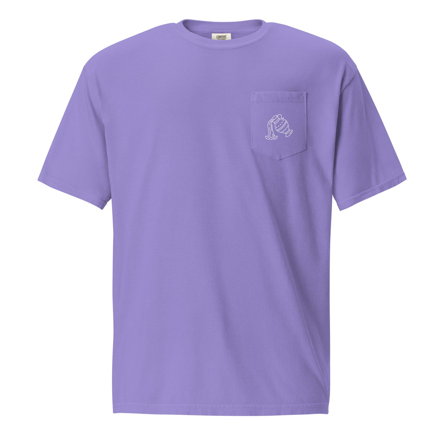 “Aquarius Babe” Unisex Garment-Dyed Pocket T-Shirt