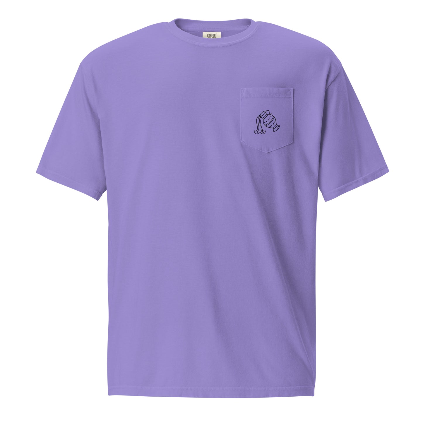 “Aquarius Babe” Unisex Garment-Dyed Pocket T-Shirt