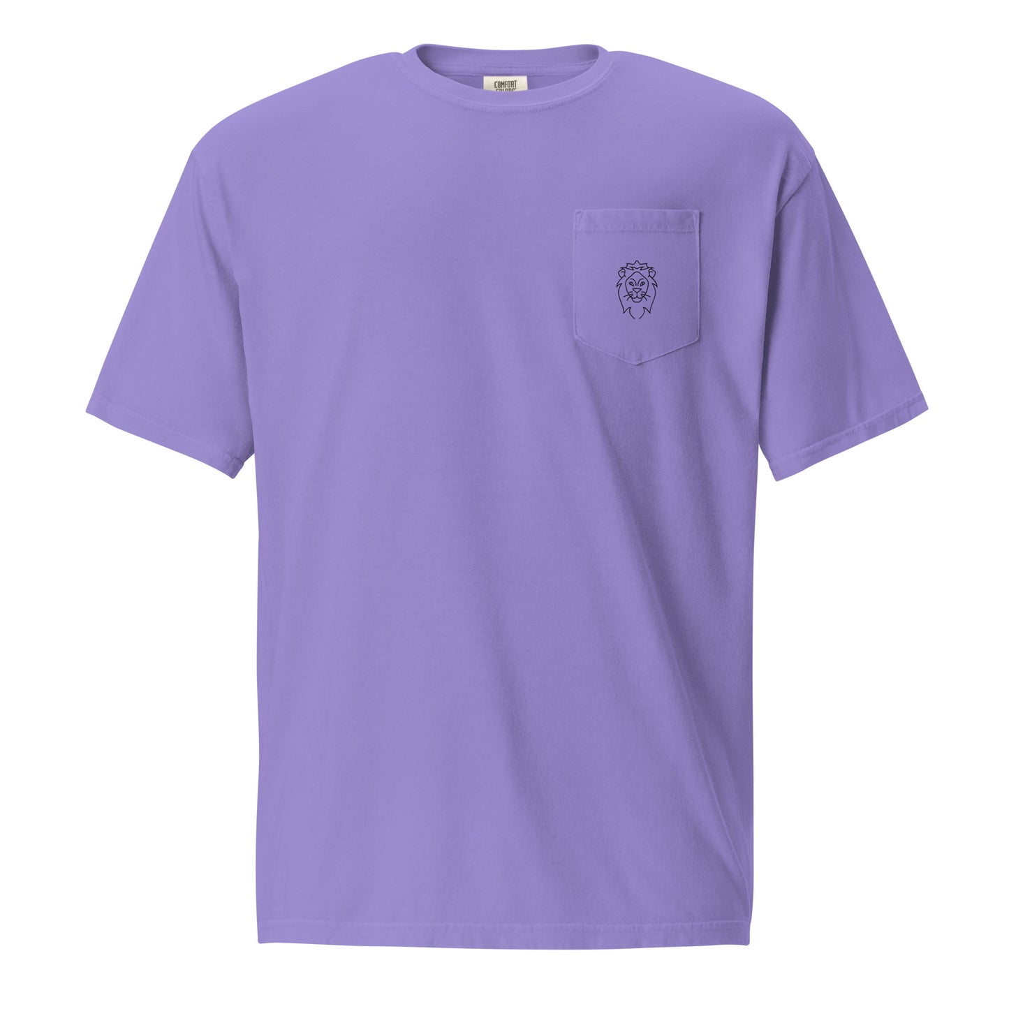 “Uh Oh, Leo” Unisex Garment-Dyed Pocket T-Shirt