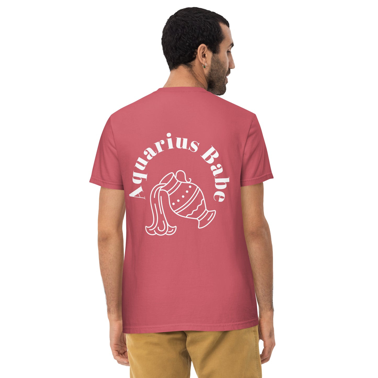 “Aquarius Babe” Unisex Garment-Dyed Pocket T-Shirt
