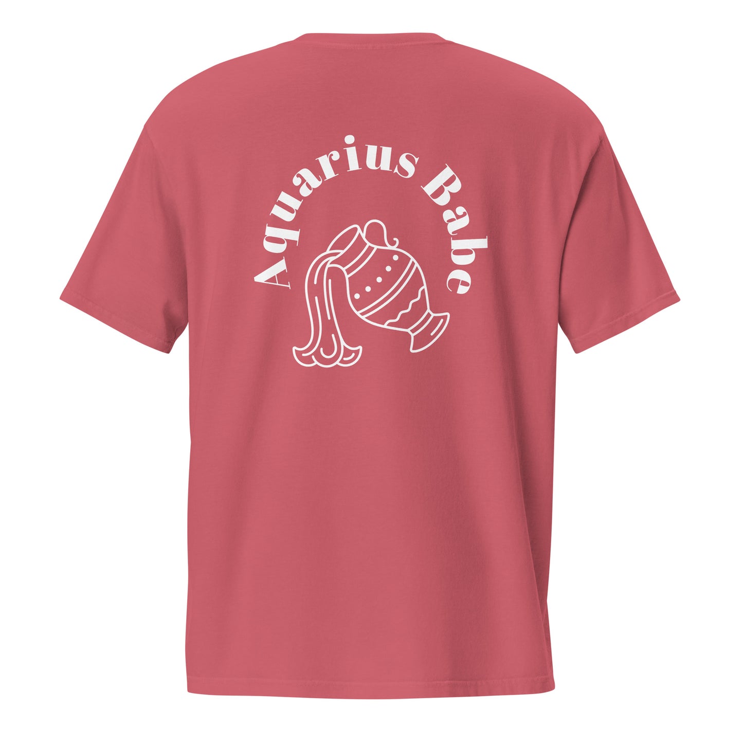 “Aquarius Babe” Unisex Garment-Dyed Pocket T-Shirt
