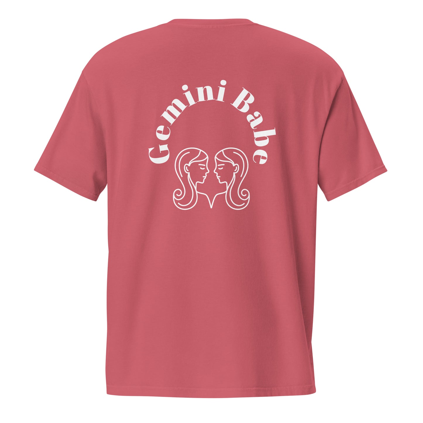 “Gemini Babe” Unisex Garment-Dyed Pocket T-Shirt