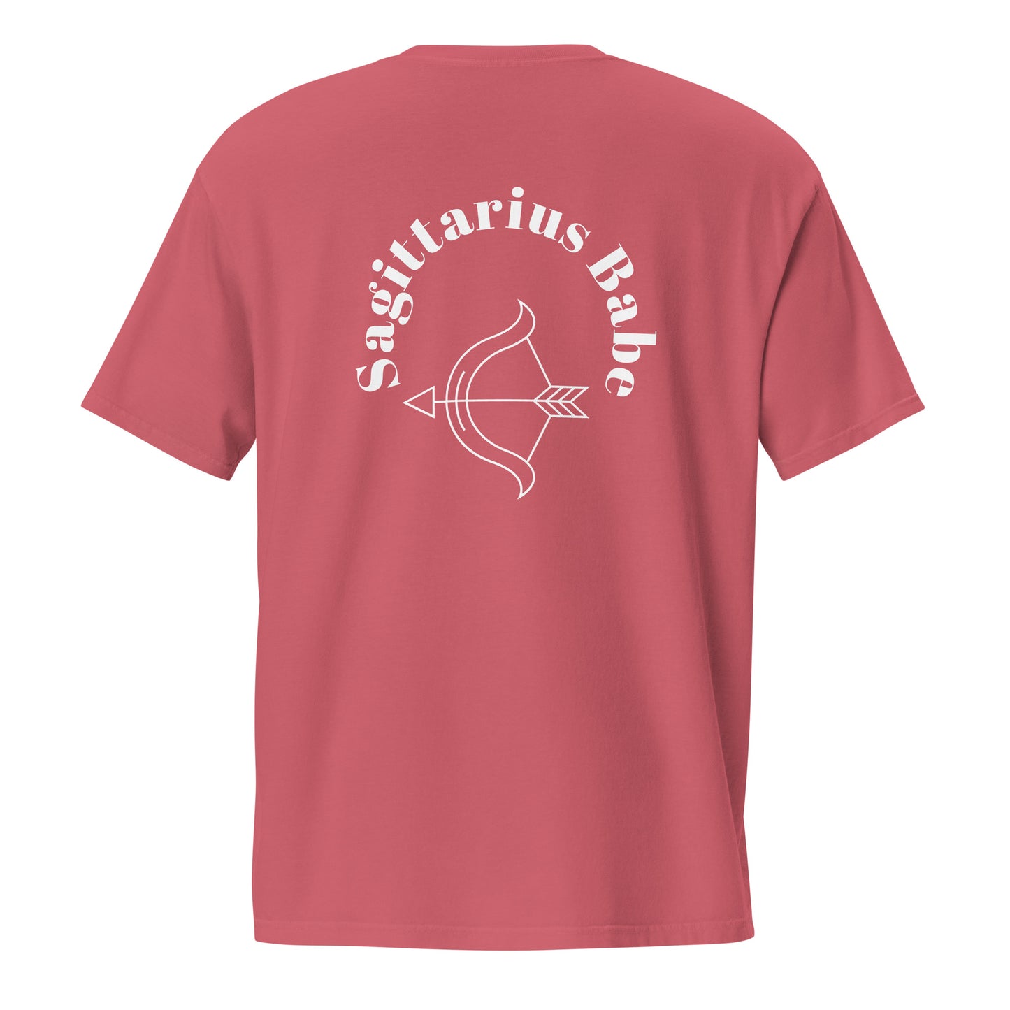 “Sagittarius Babe” Unisex Garment-Dyed Pocket T-Shirt