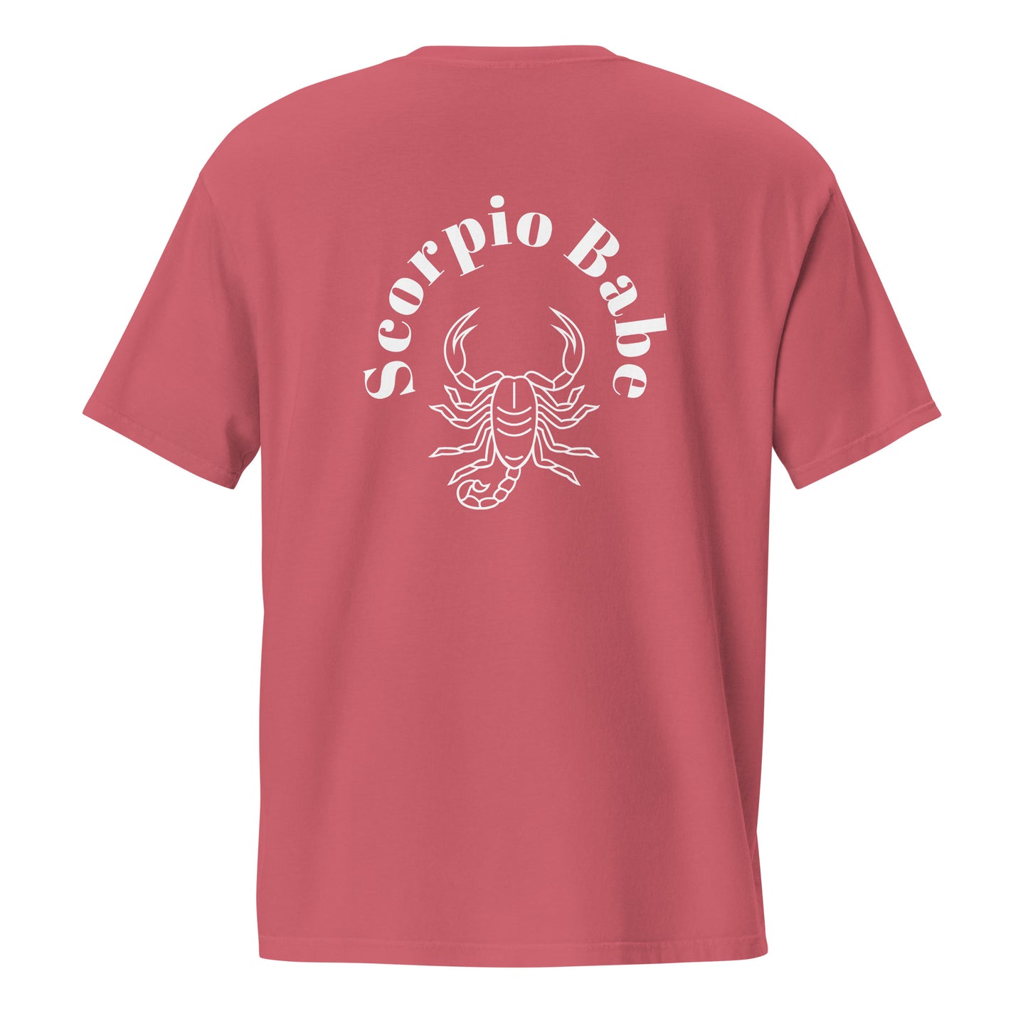“Scorpio Babe” Unisex Garment-Dyed Pocket T-Shirt