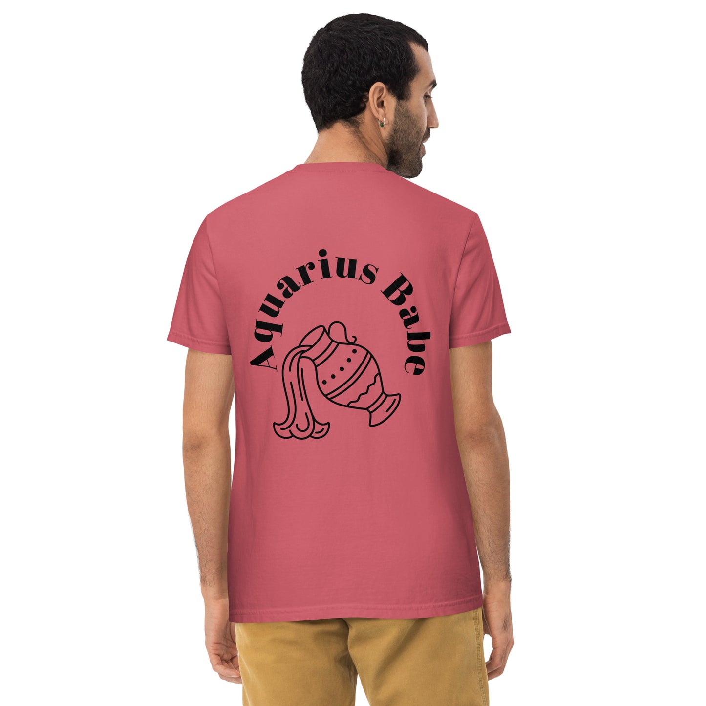 “Aquarius Babe” Unisex Garment-Dyed Pocket T-Shirt