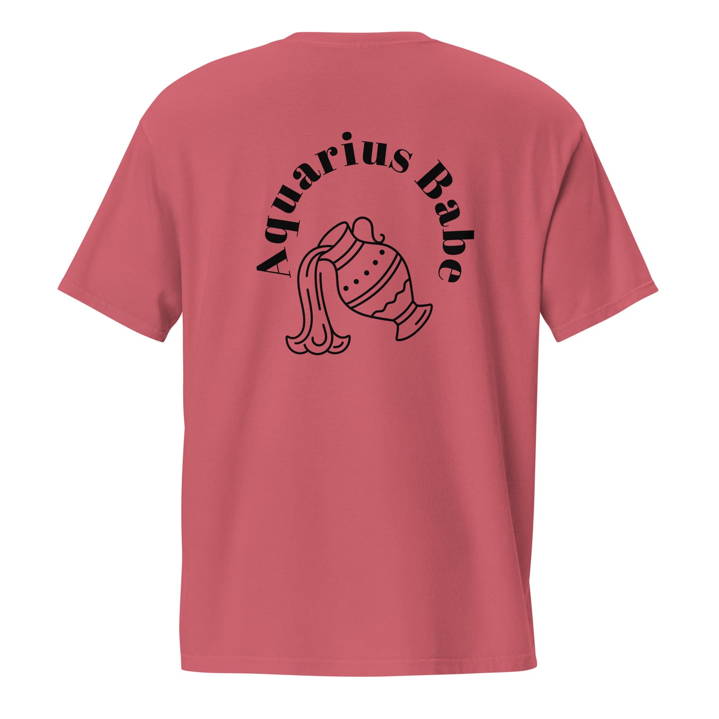 “Aquarius Babe” Unisex Garment-Dyed Pocket T-Shirt