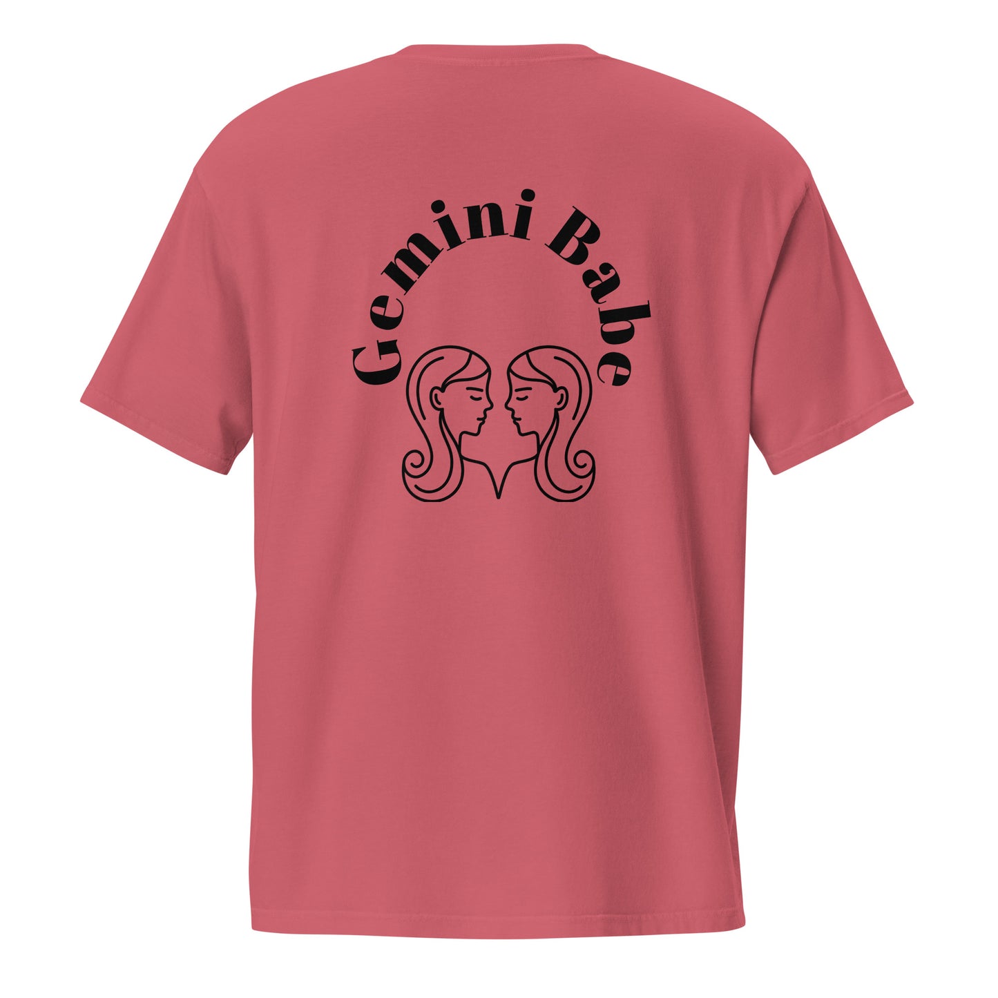 “Gemini Babe” Unisex Garment-Dyed Pocket T-Shirt