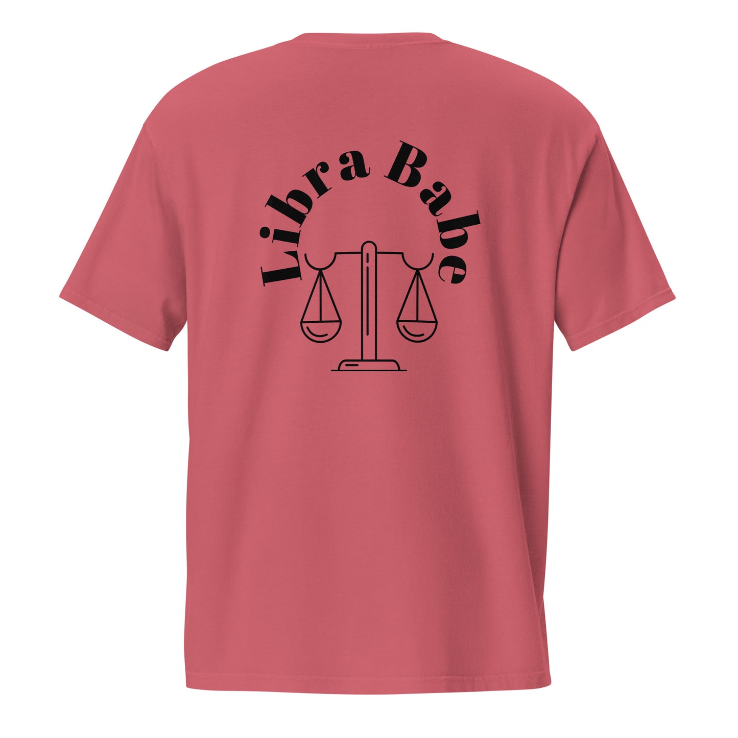 “Libra Babe” Unisex Garment-Dyed Pocket T-Shirt