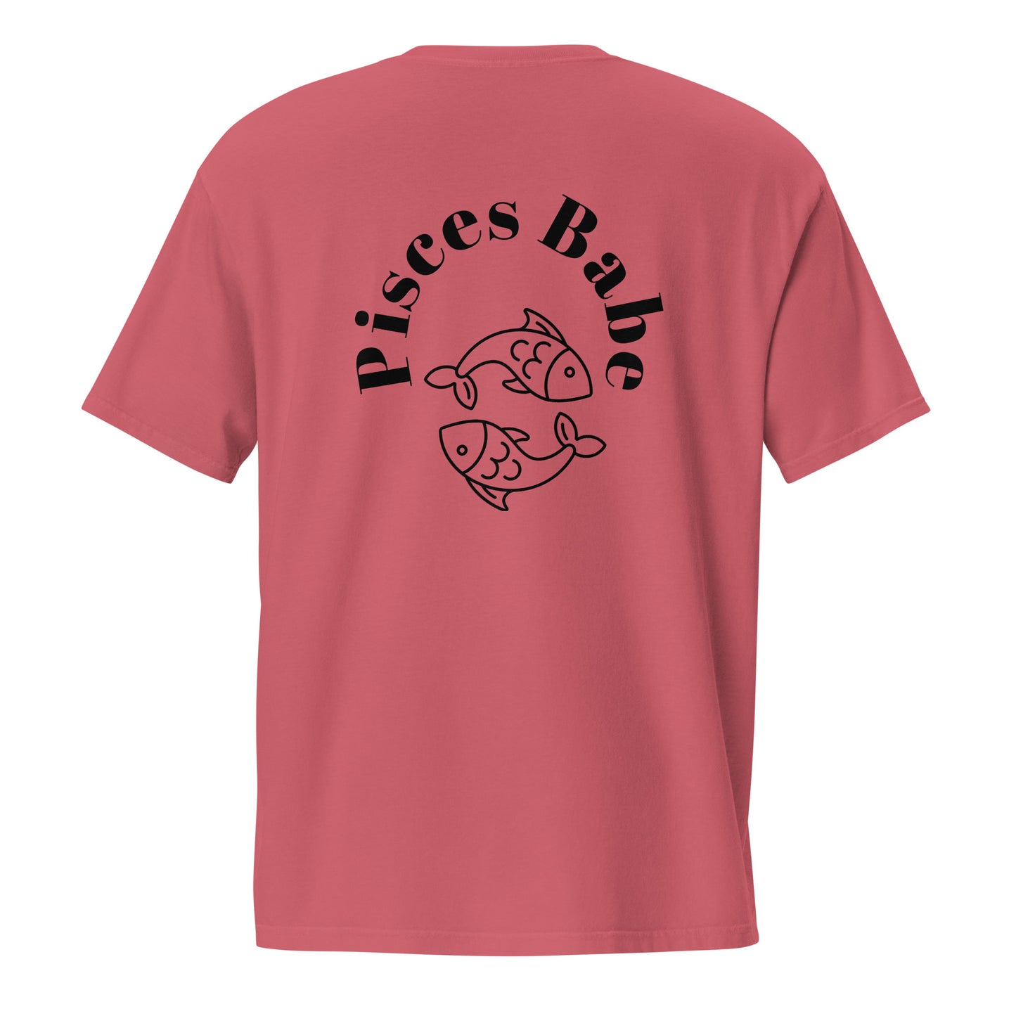“Pisces Babe” Unisex Garment-Dyed Pocket T-Shirt