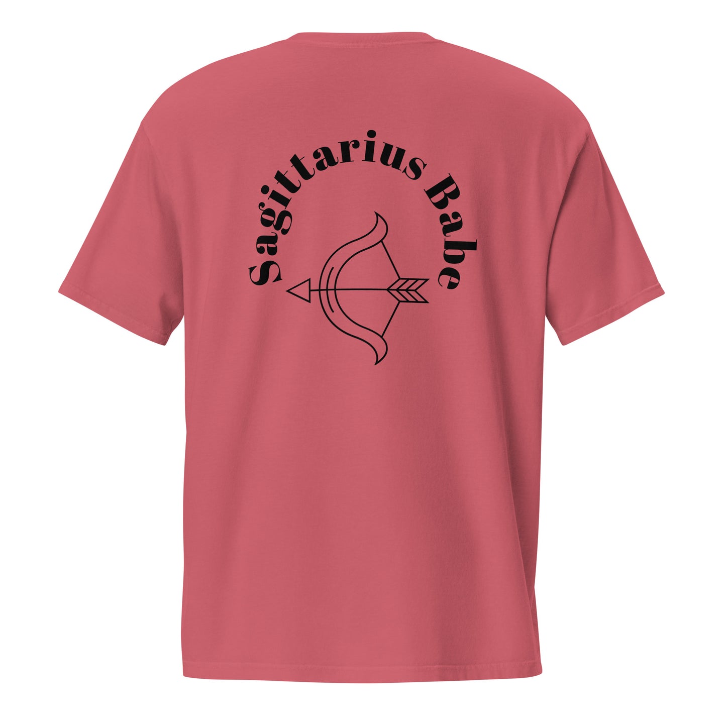 “Sagittarius Babe” Unisex Garment-Dyed Pocket T-Shirt
