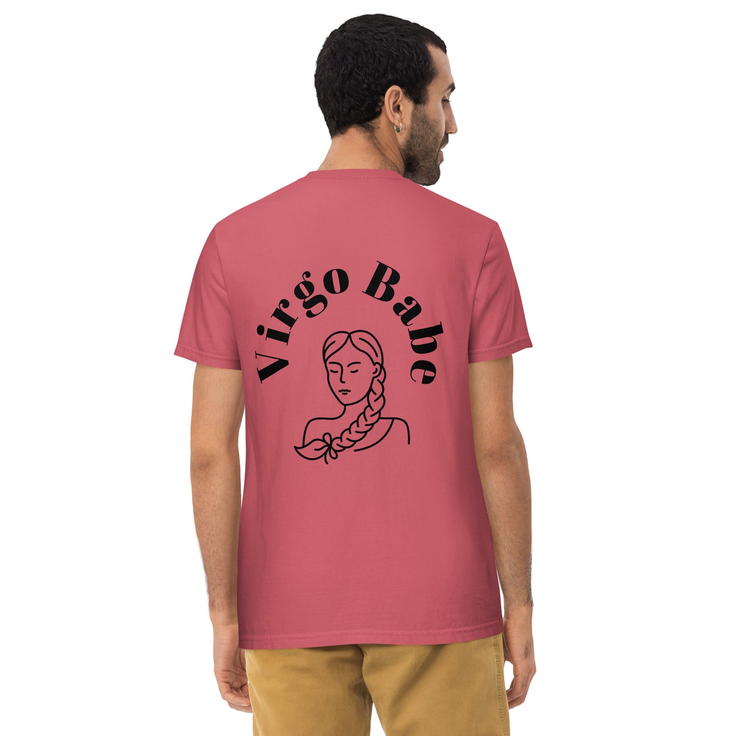 “Virgo Babe” Unisex Garment-Dyed Pocket T-Shirt