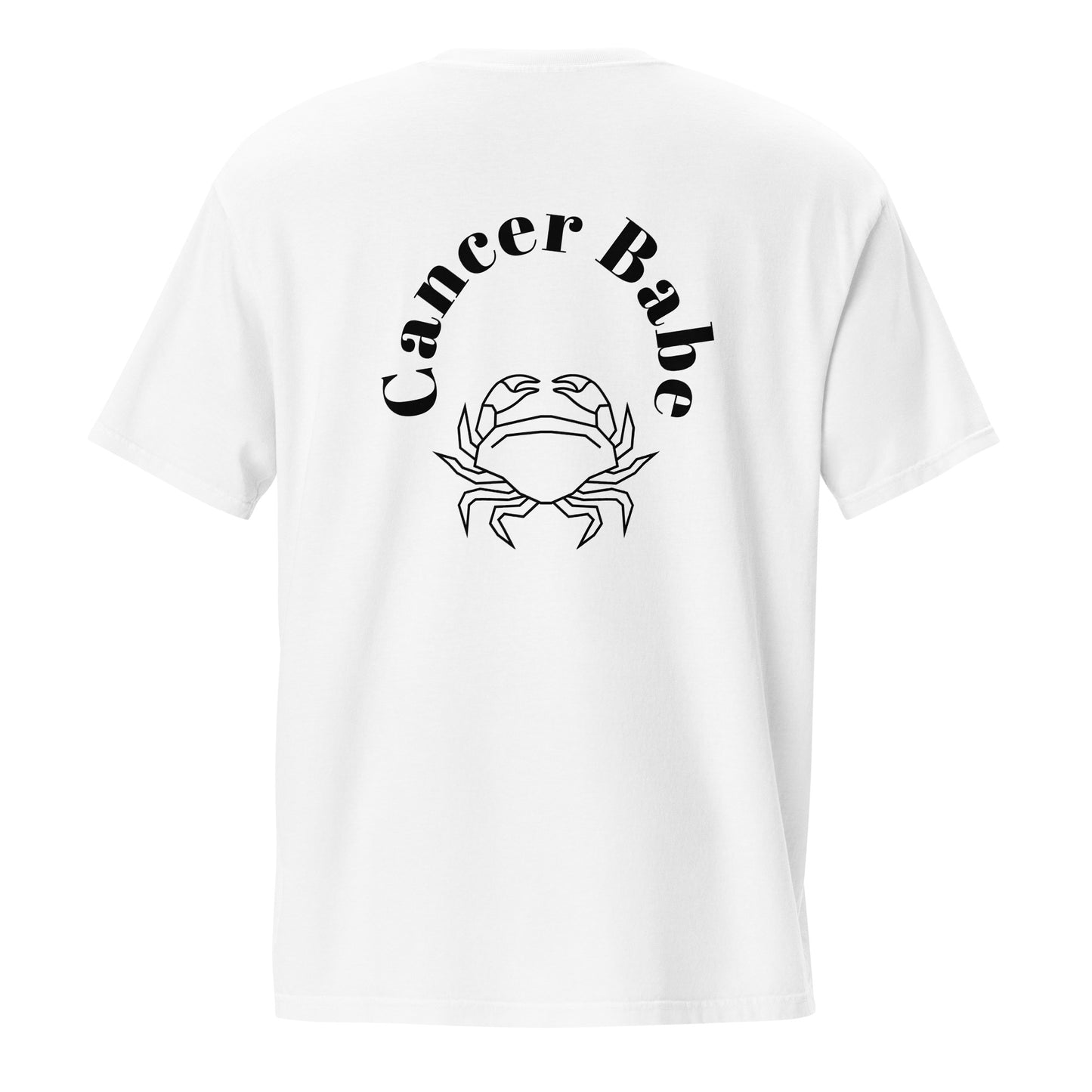 “Cancer Babe” Unisex Garment-Dyed Pocket T-Shirt