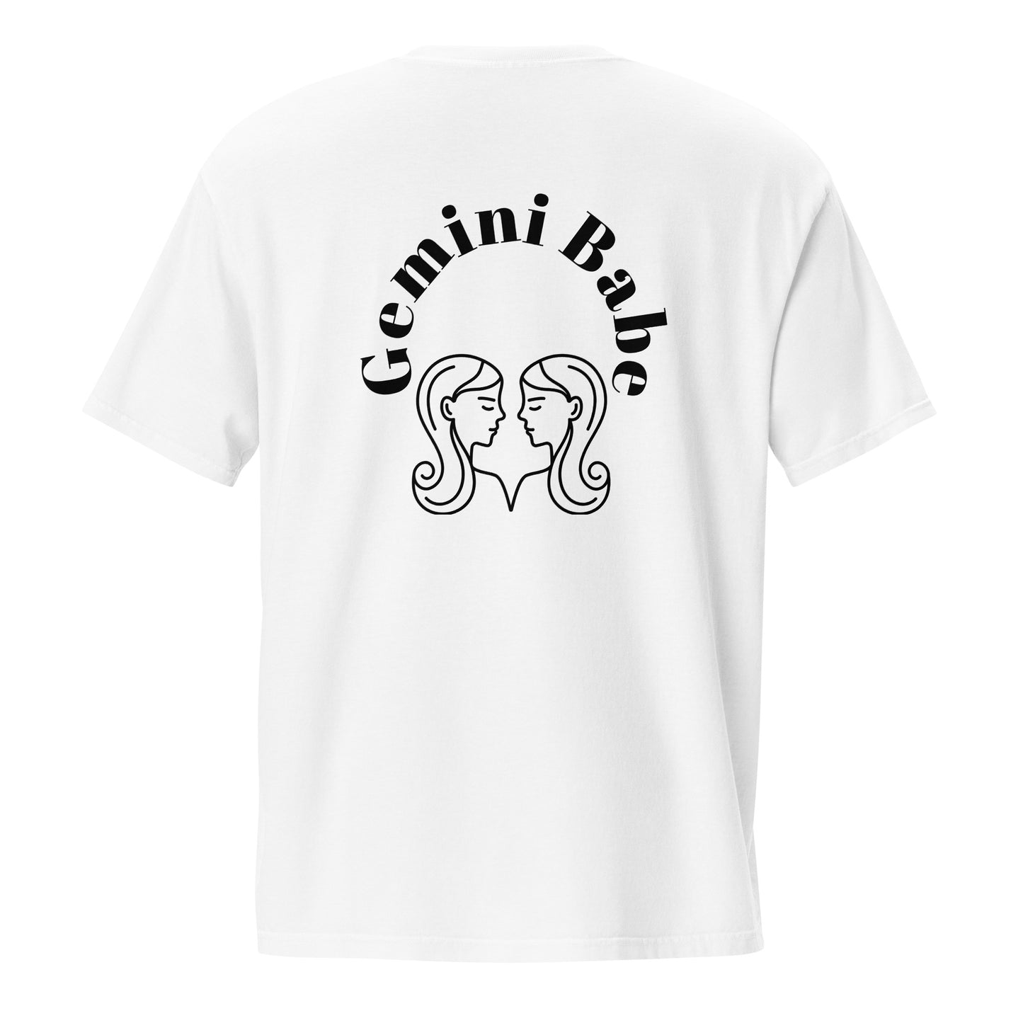 “Gemini Babe” Unisex Garment-Dyed Pocket T-Shirt