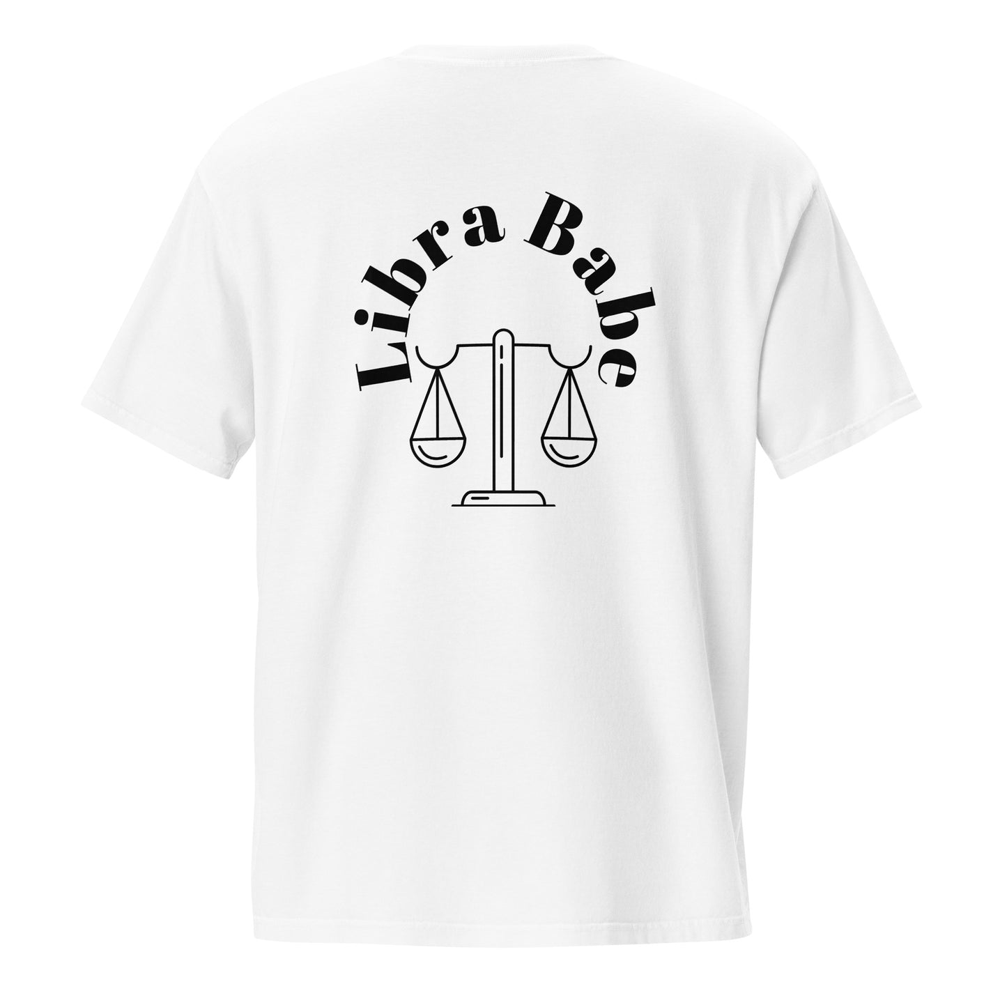 “Libra Babe” Unisex Garment-Dyed Pocket T-Shirt