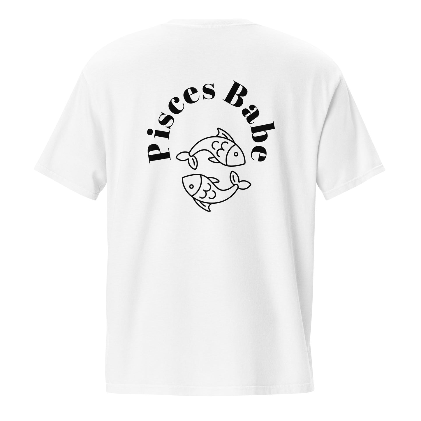 “Pisces Babe” Unisex Garment-Dyed Pocket T-Shirt