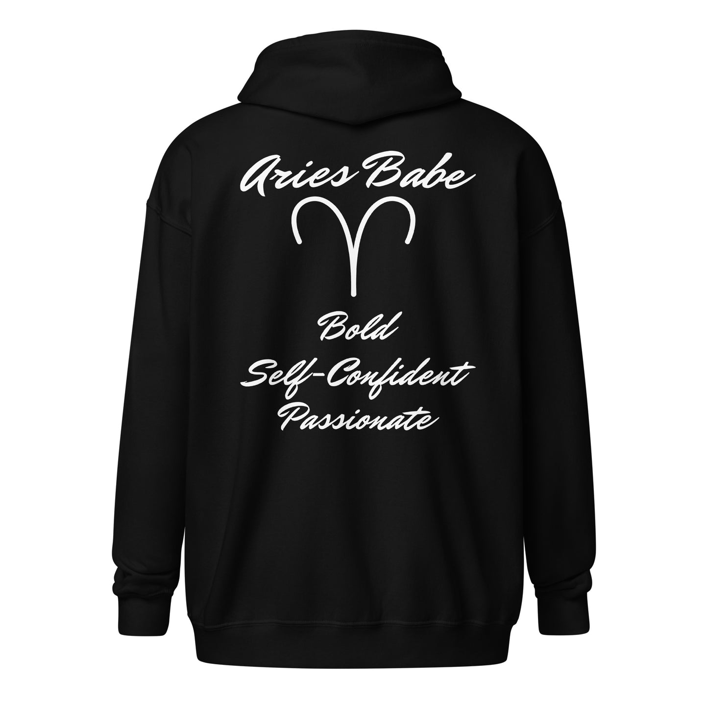 “Aries Babe” Unisex Zip Hoodie