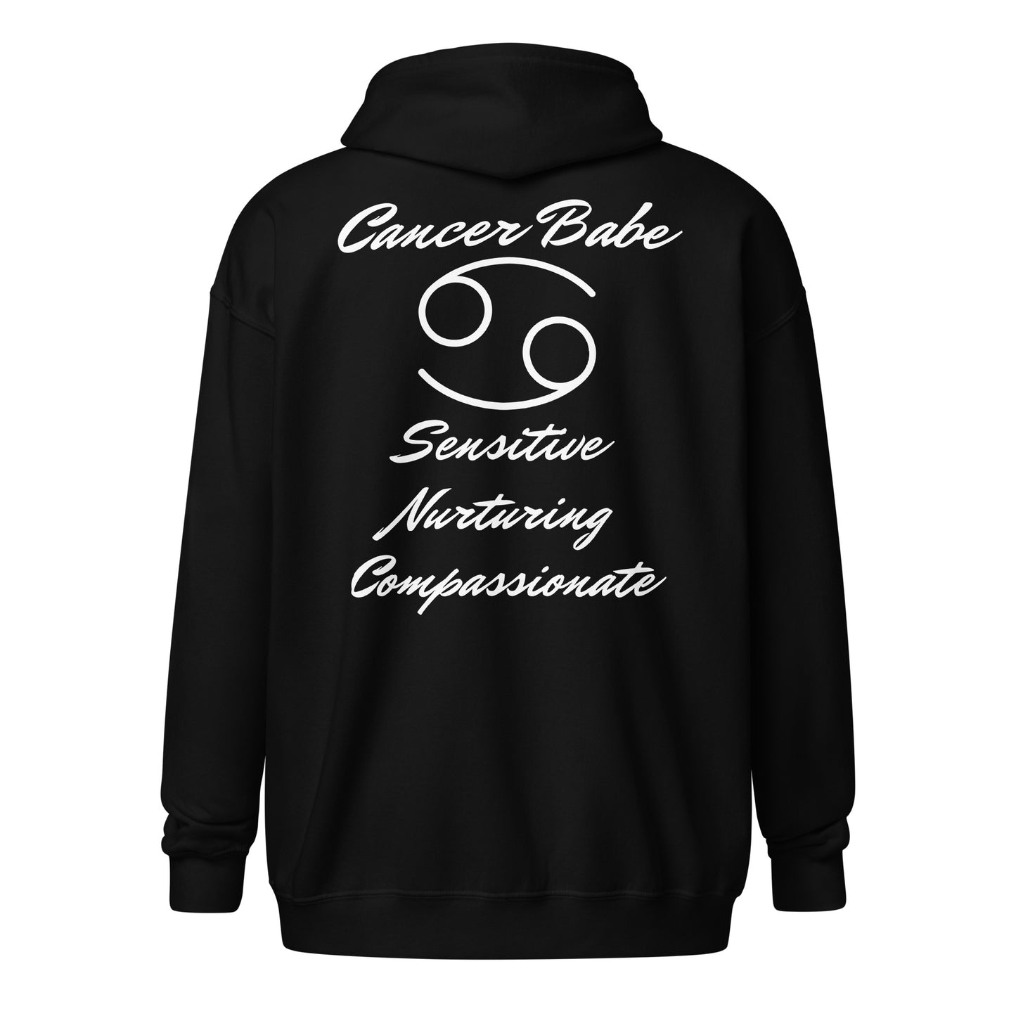 “Cancer Babe” Unisex Zip Hoodie