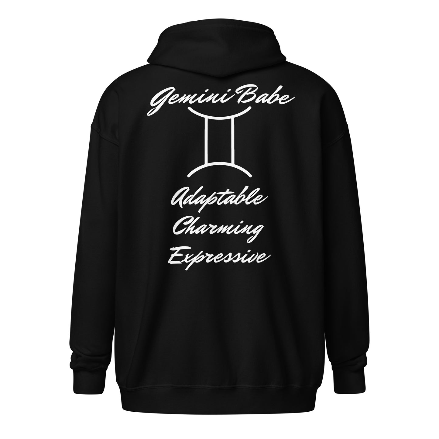 “Gemini Babe” Unisex Zip Hoodie