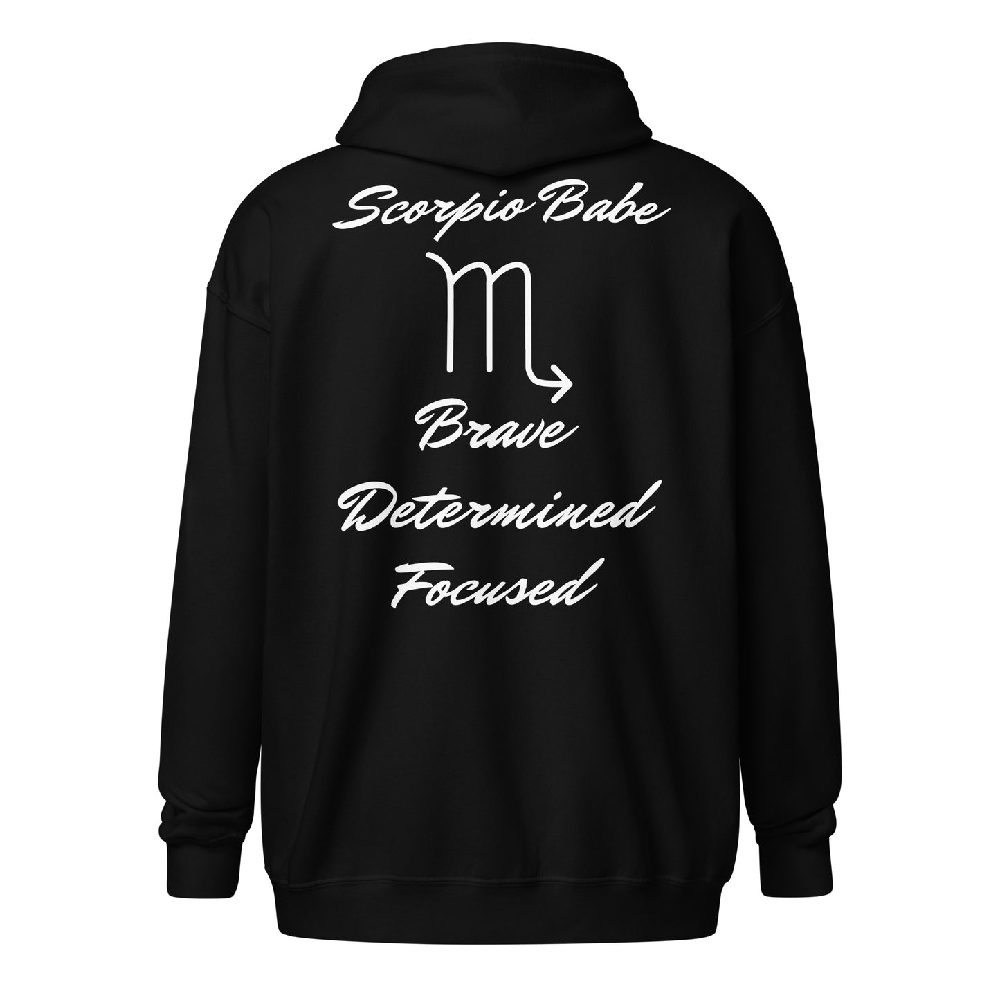 “Scorpio Babe” Unisex Zip Hoodie