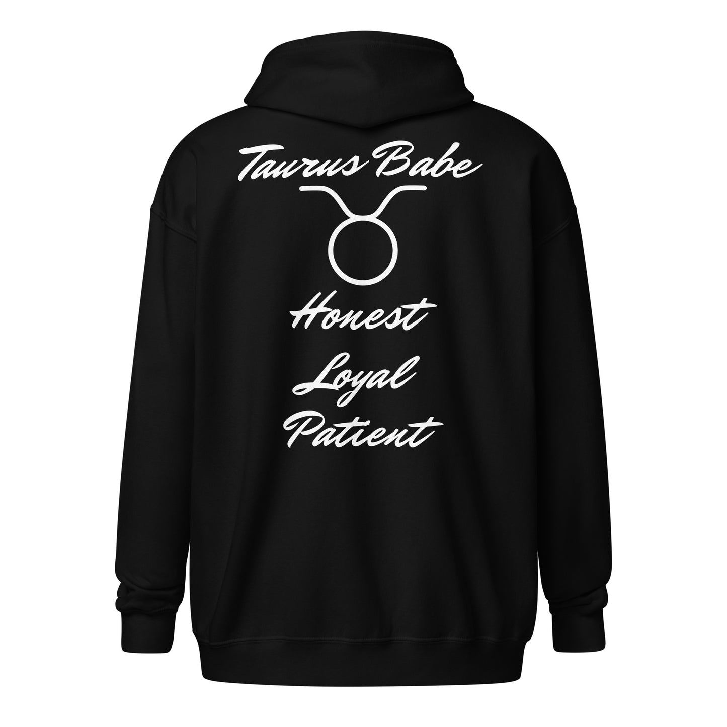 “Taurus Babe” Unisex Zip Hoodie