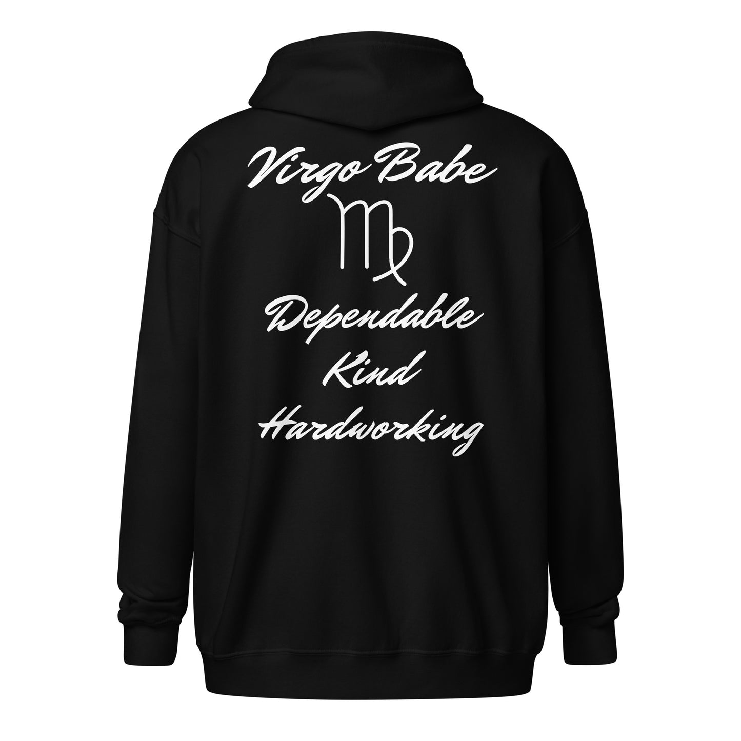 “Virgo Babe” Unisex Zip Hoodie