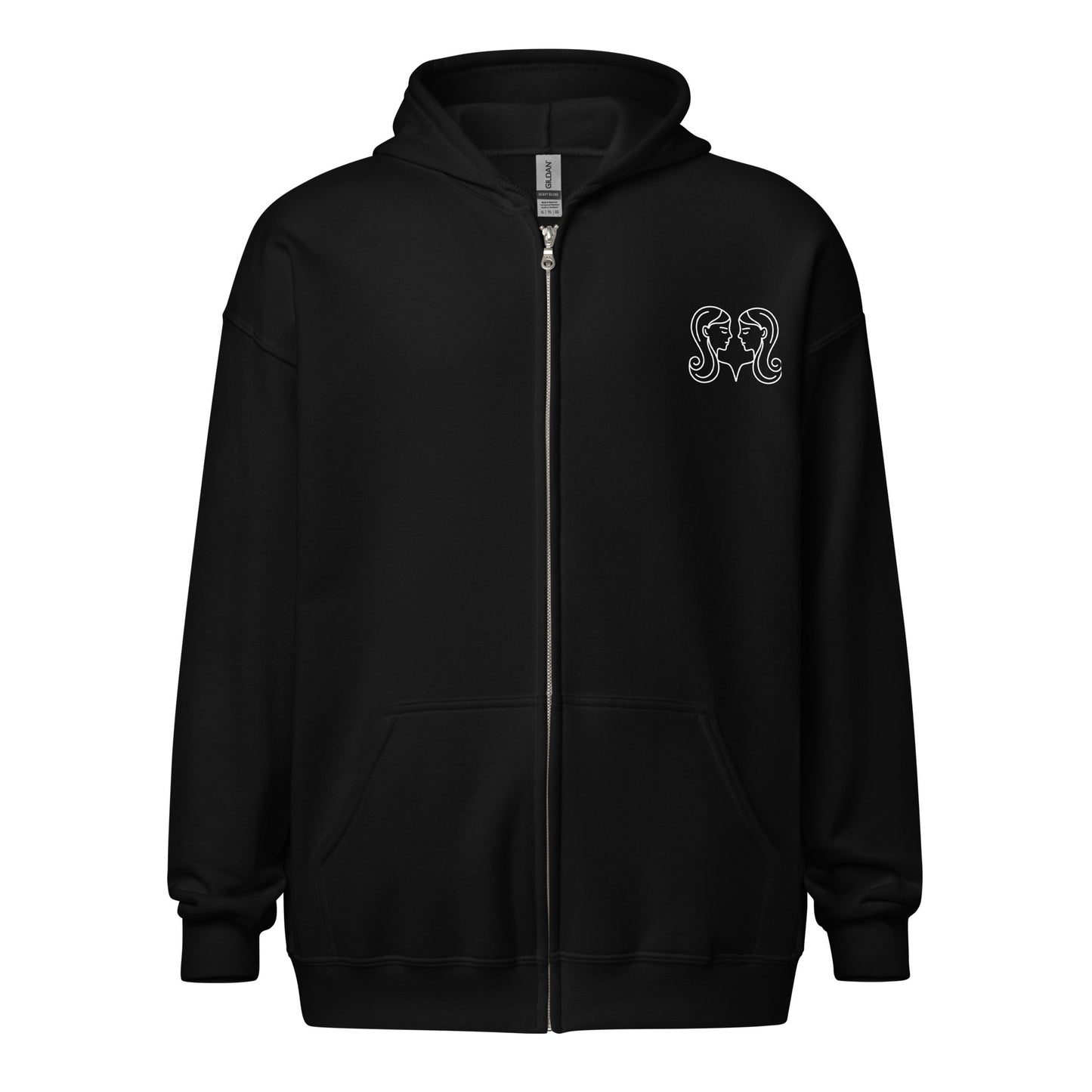 “Gemini Babe” Unisex Zip Hoodie