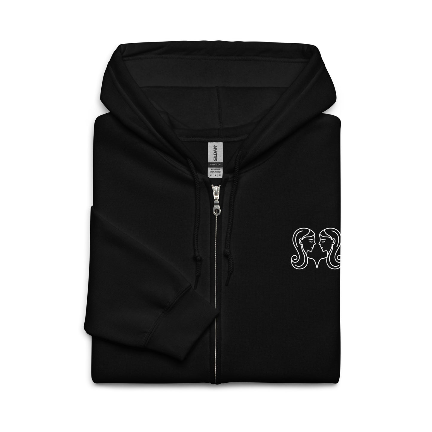“Gemini Babe” Unisex Zip Hoodie