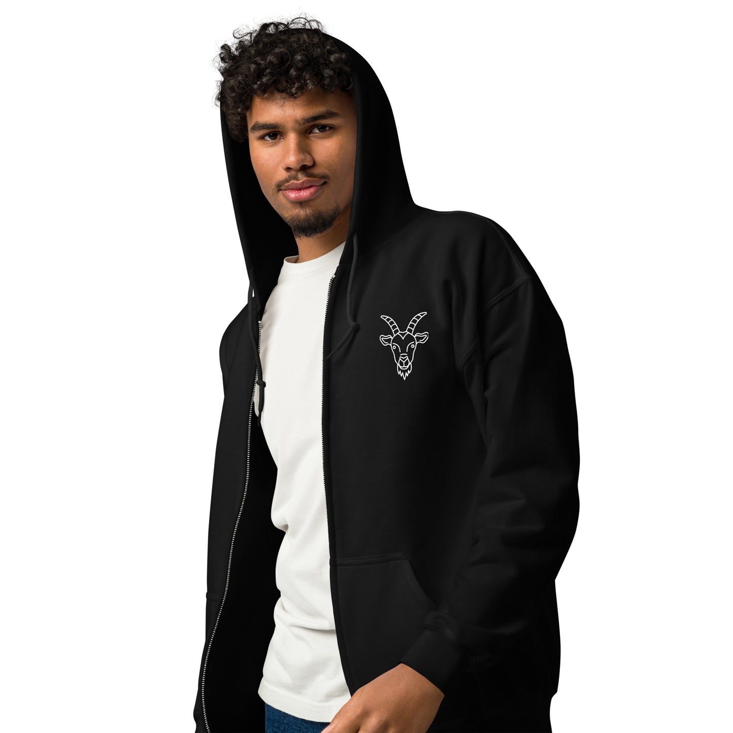 “Capricorn Babe” Unisex Zip Hoodie