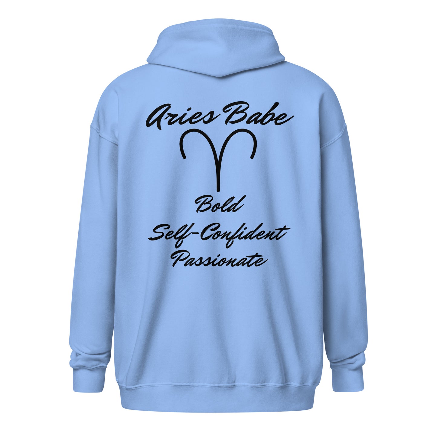 “Aries Babe” Unisex Zip Hoodie