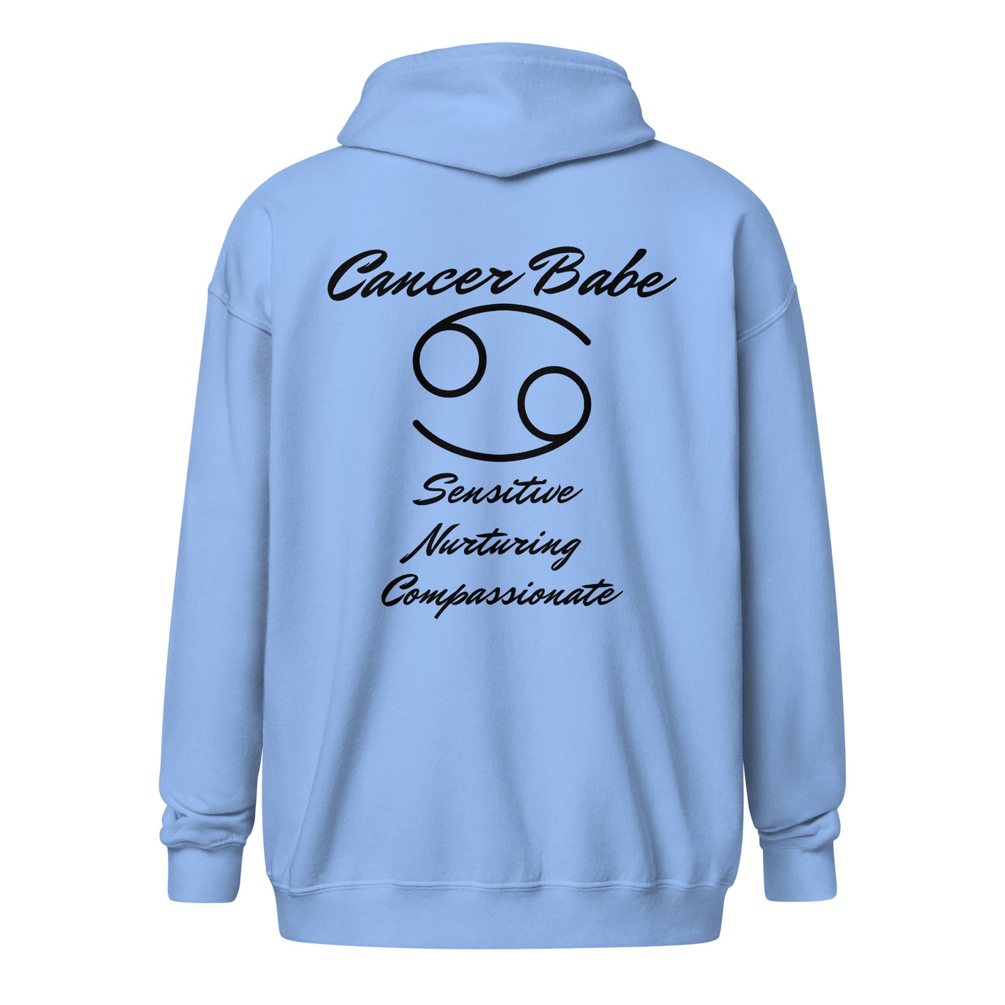 “Cancer Babe” Unisex Zip Hoodie