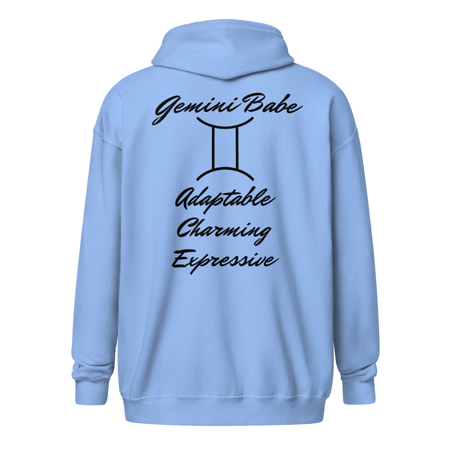 “Gemini Babe” Unisex Zip Hoodie
