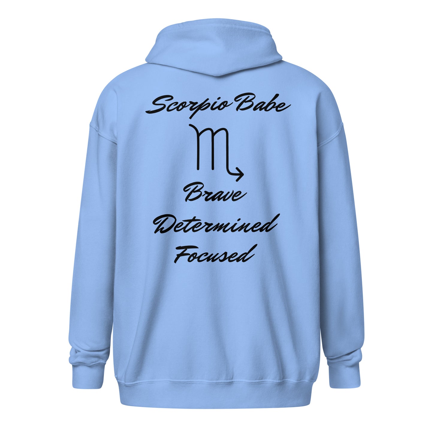 “Scorpio Babe” Unisex Zip Hoodie