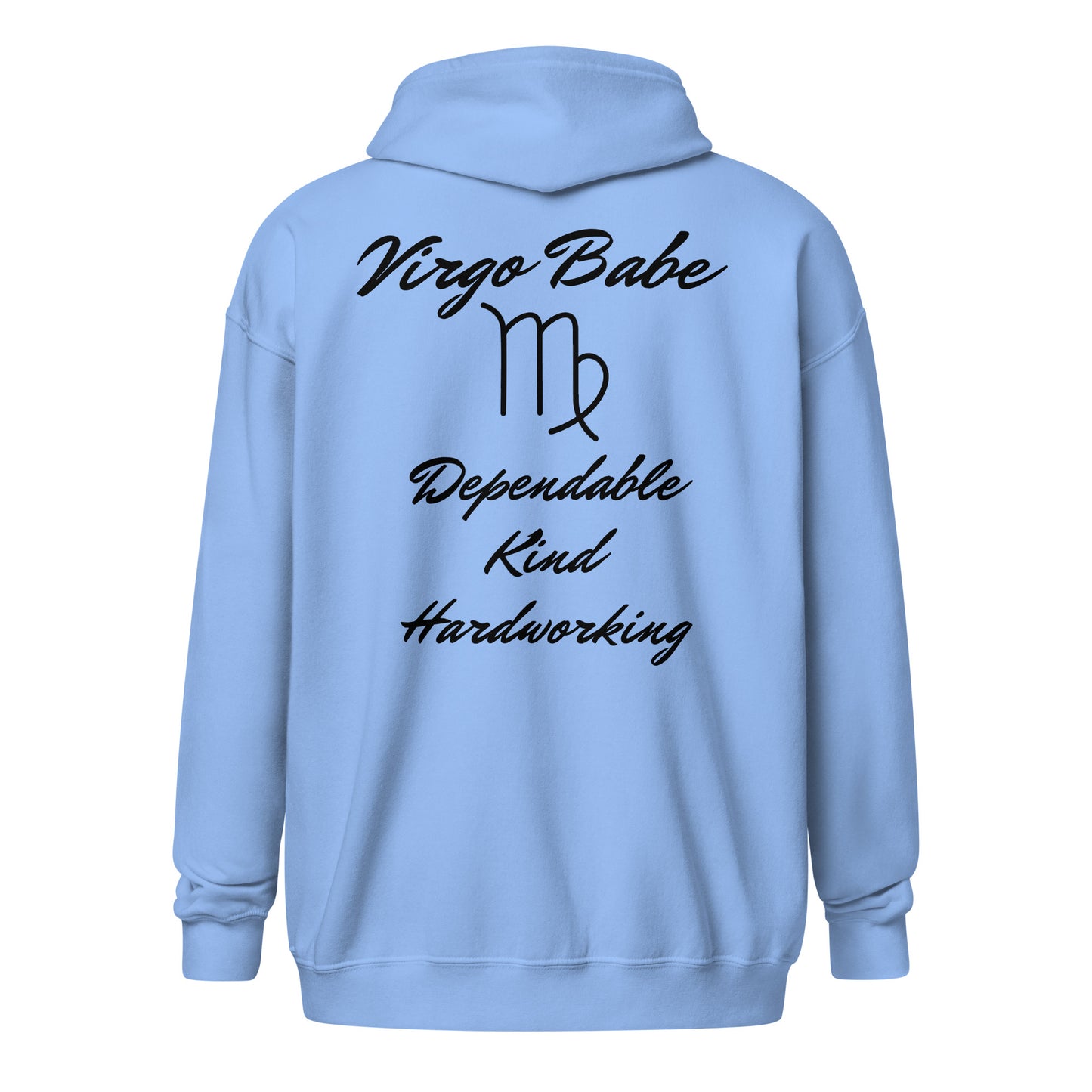 “Virgo Babe” Unisex Zip Hoodie