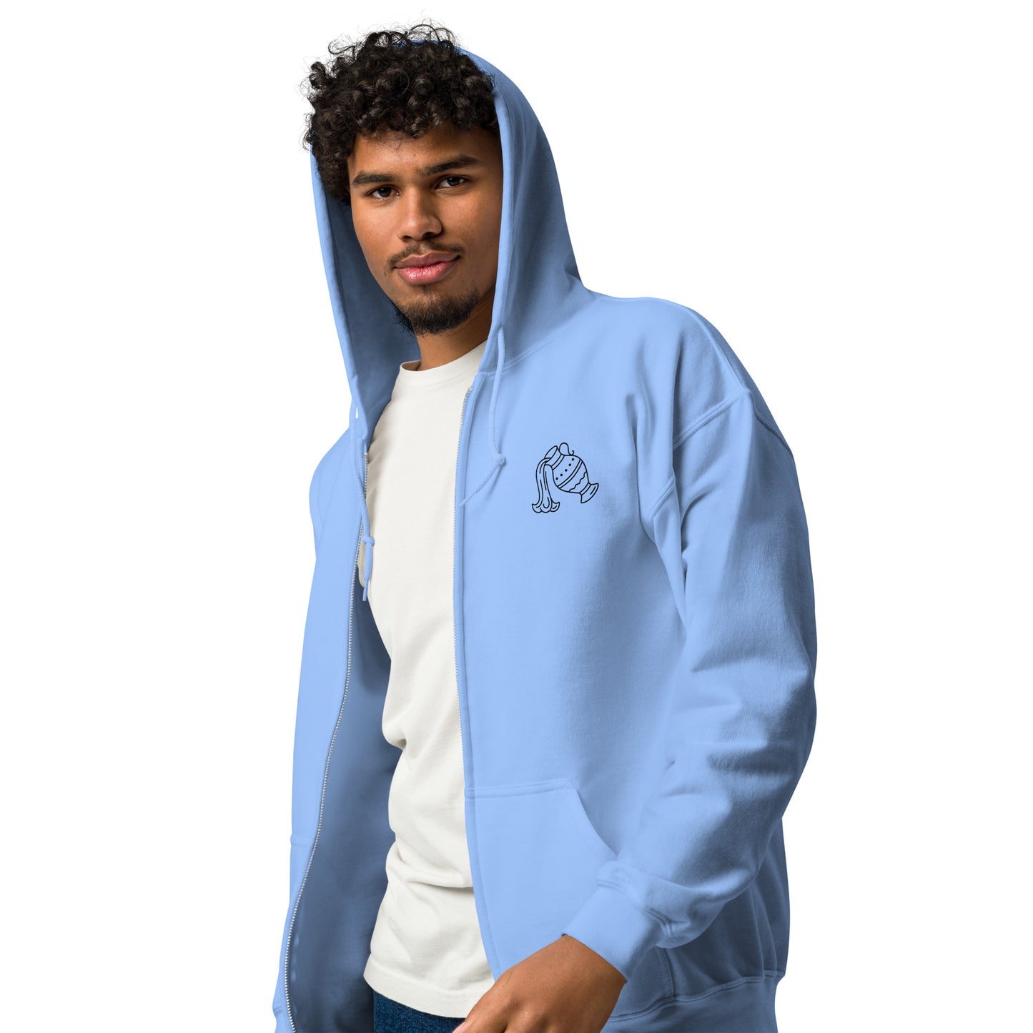 “Aquarius Babe” Unisex Zip Hoodie