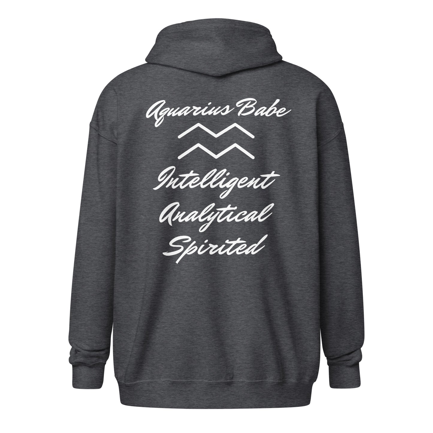 “Aquarius Babe” Unisex Zip Hoodie