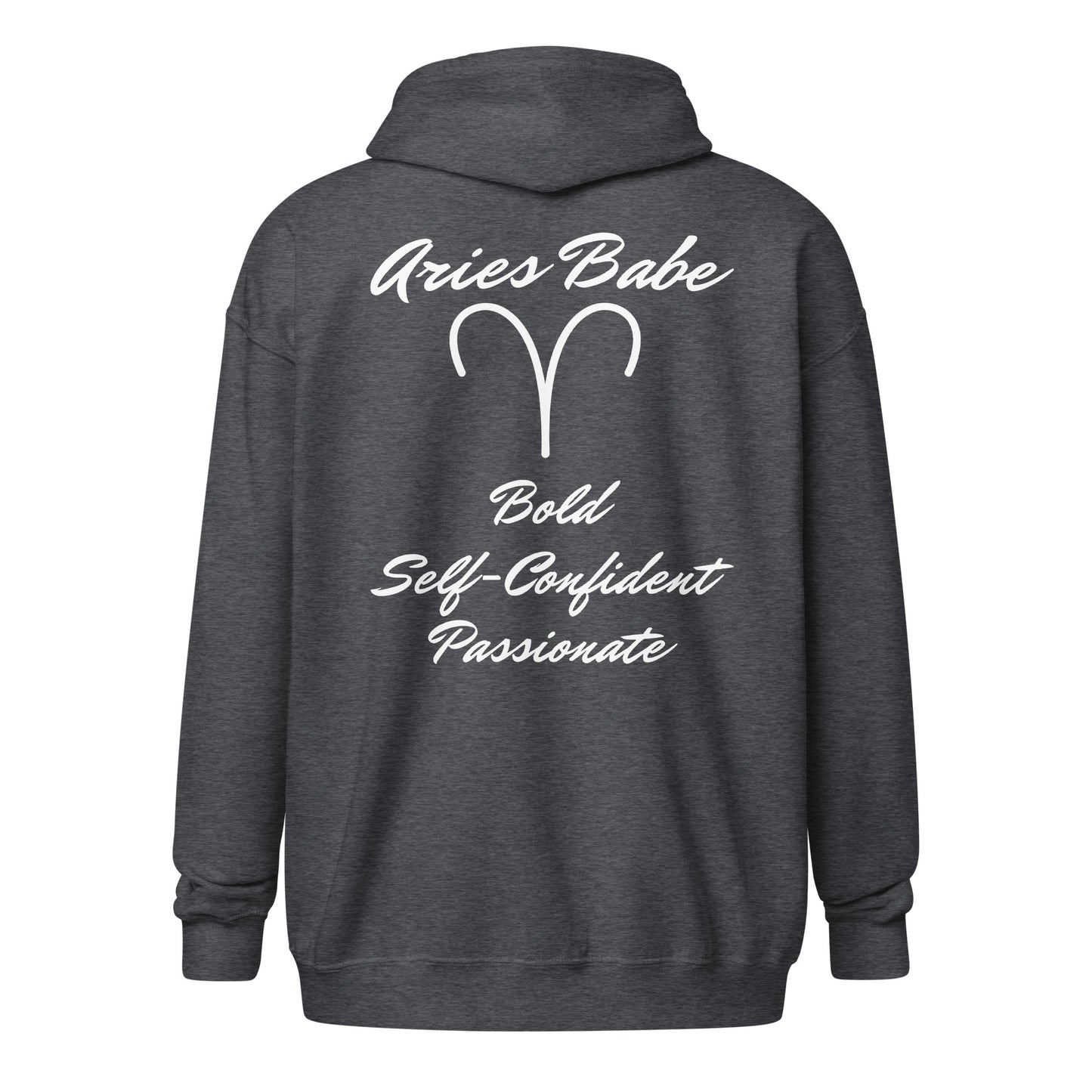 “Aries Babe” Unisex Zip Hoodie