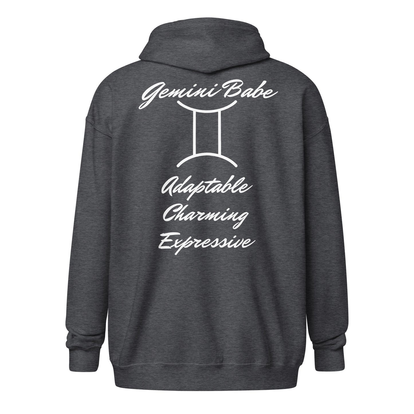 “Gemini Babe” Unisex Zip Hoodie