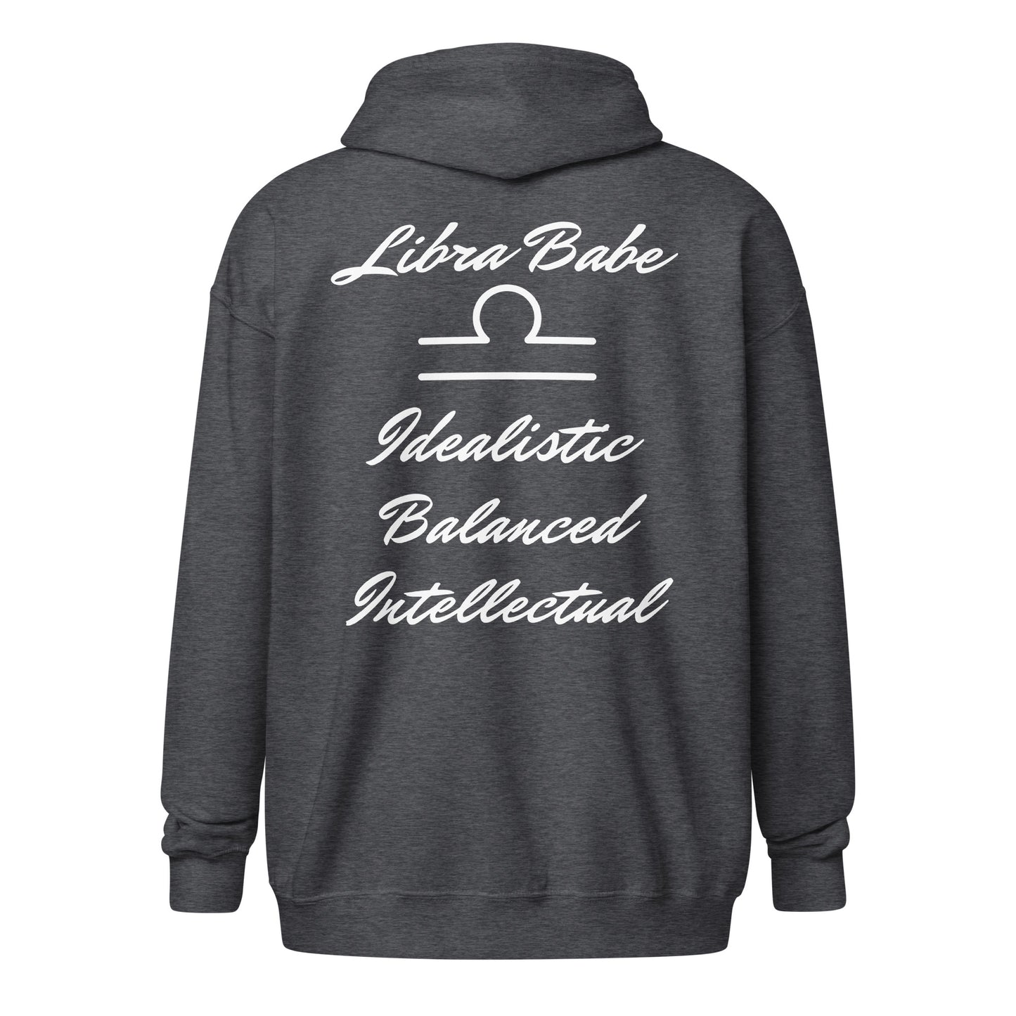 “Libra Babe” Unisex Zip Hoodie