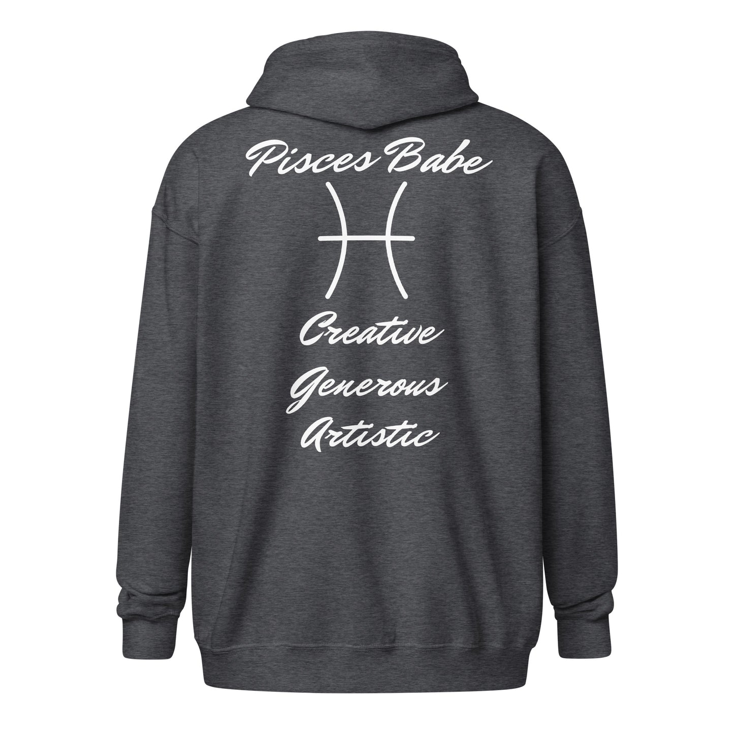 “Pisces Babe” Unisex Zip Hoodie
