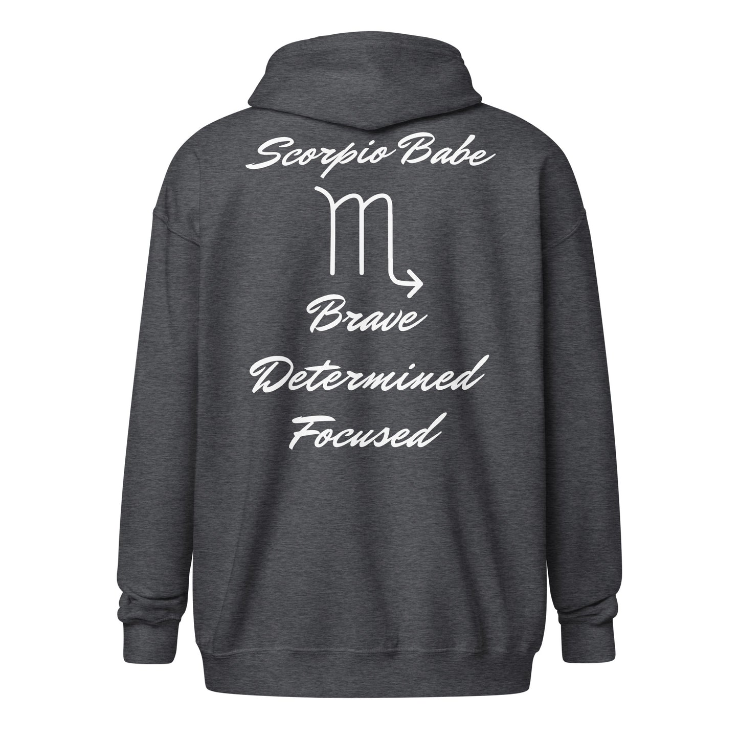 “Scorpio Babe” Unisex Zip Hoodie